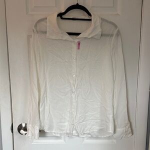 White Button-Up Blouse
